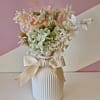 Jarrinha flores tons verde- Mineral Organic Crafts