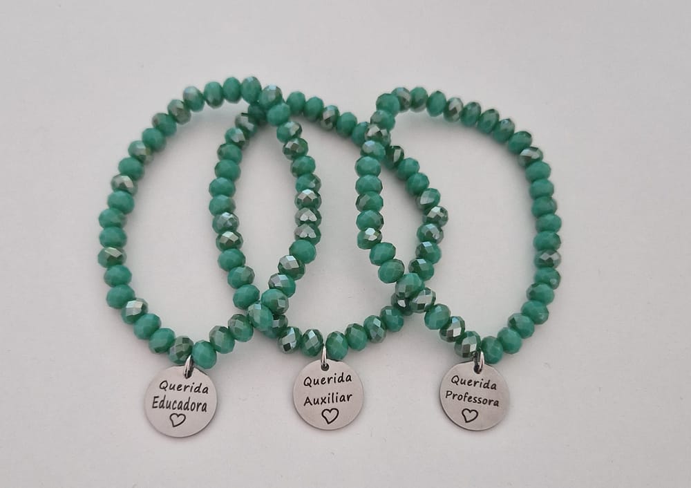 Pulseira Professora Educadora e Auxiliar