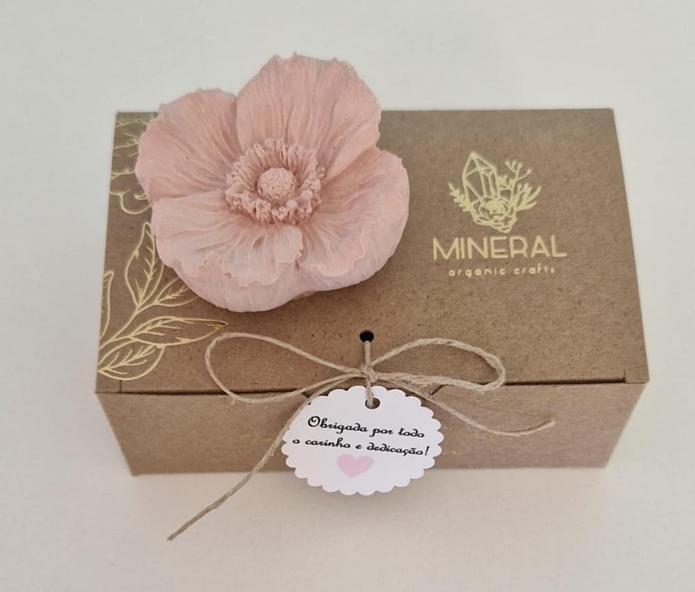 Papoila coral - Cerâmica Perfumada da Mineral Organic Crafts