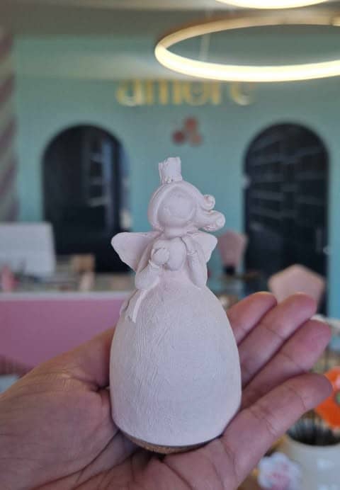Fadinha 3D com coração - Mineral Organic Crafts - Image 2