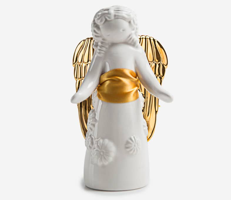 Anjo da Guarda - Ouro - Rosa Malva