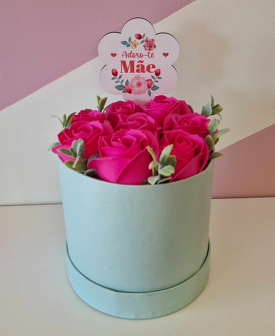 Caixa de Rosas – Adoro-te Mãe